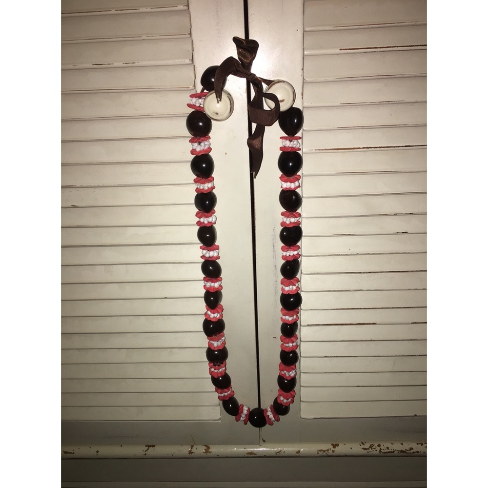 Hawaiian Orange Necklace